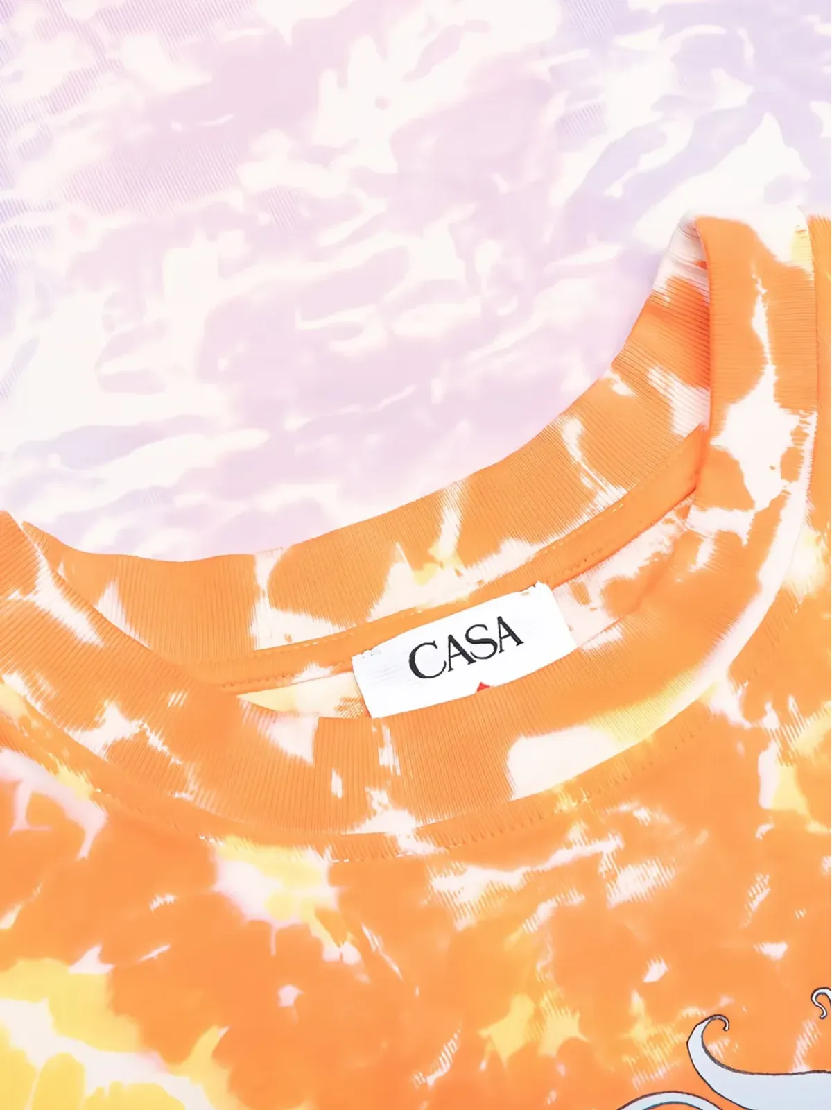 Casablanca Surf Trip tie-dye T-shirt - Purple - 画像4
