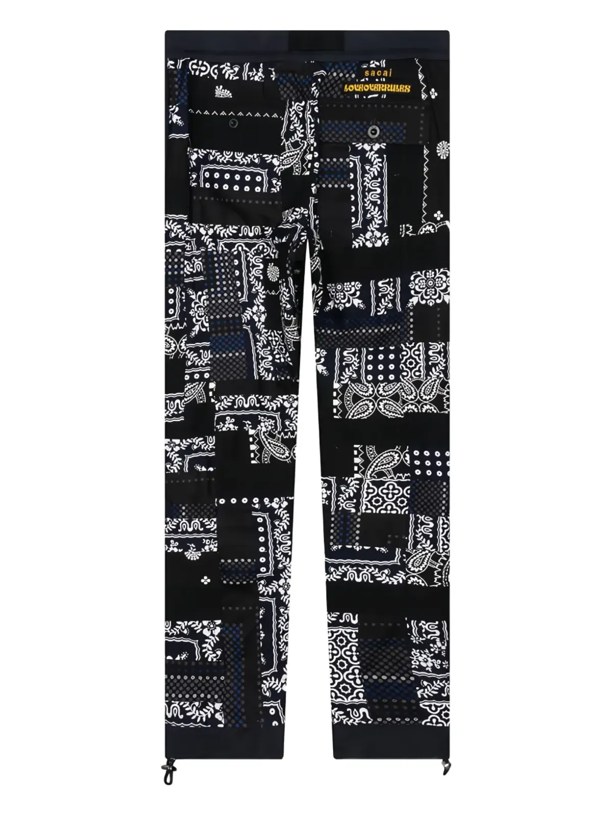 sacai x Hank Willis Thomas パッチワークパンツ - 画像2
