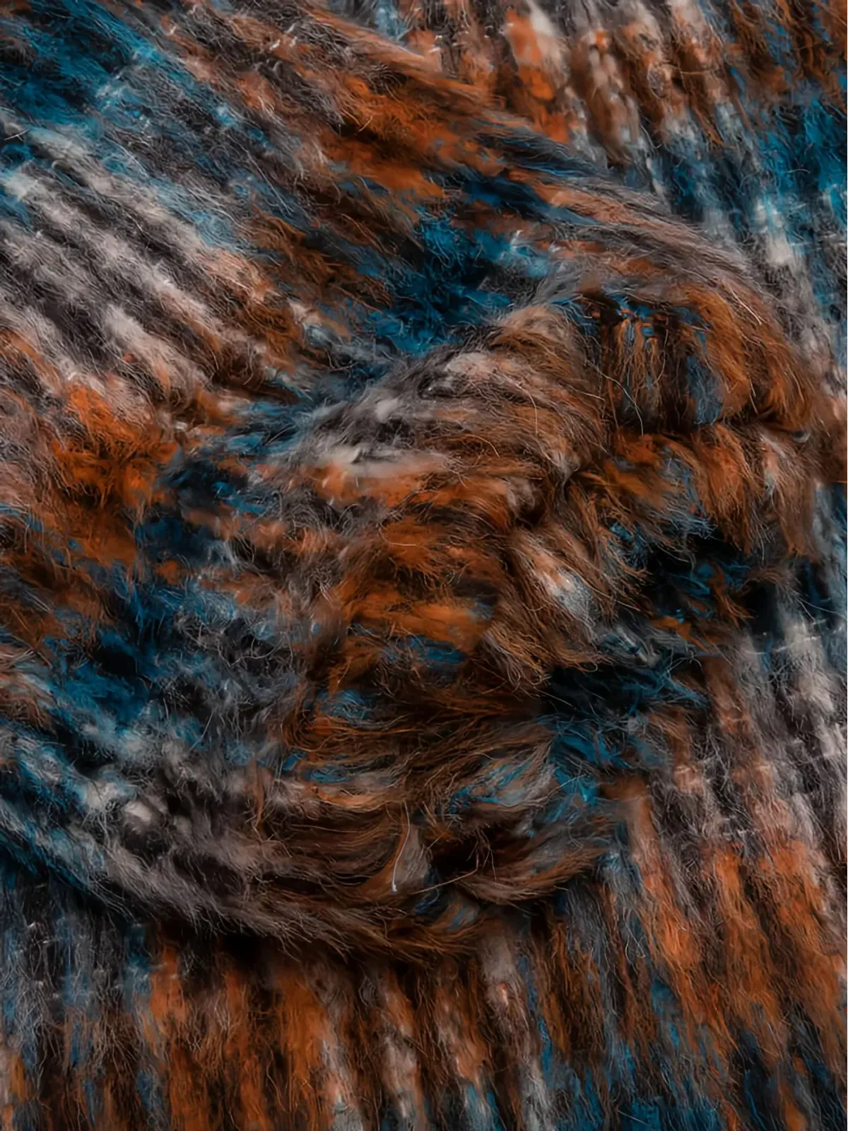 SOUTH2 WEST8 ブラウンのチェック柄ロゴパッチジャケット - 画像3