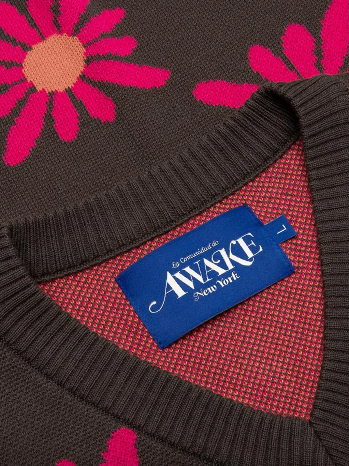Awake NY 花柄Vネックベスト - 画像4