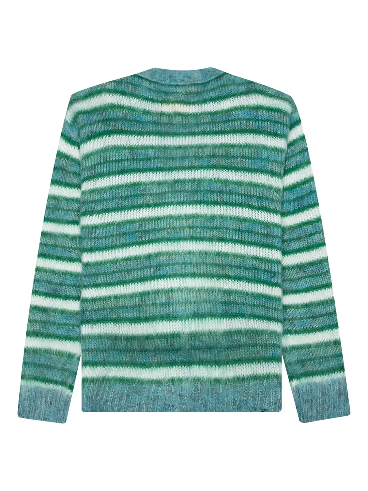 Marni Vネックストライプカーディガン - Green - 画像2