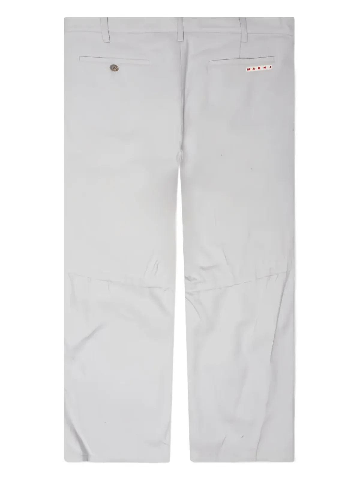Marni コットン混紡クロップドパンツ - 画像2