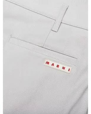 Marni コットン混紡クロップドパンツ - サムネイル3