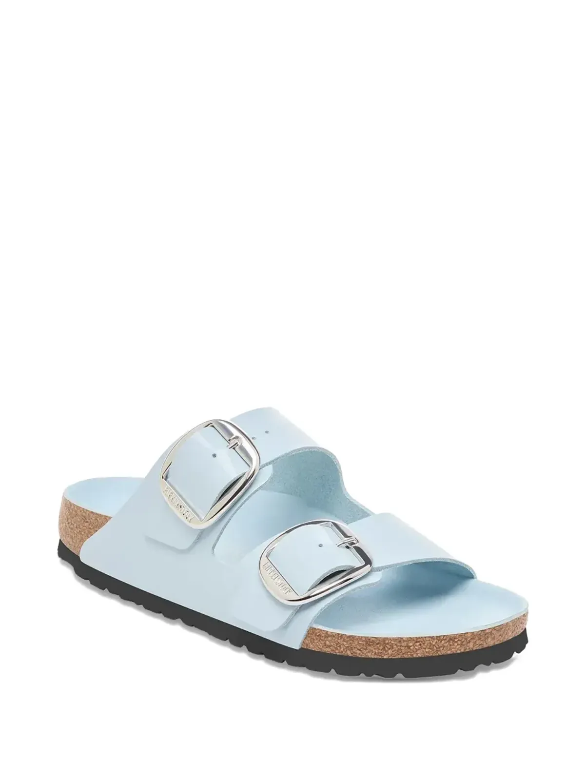 Birkenstock ダブルバックルスライド ブルー - 画像2