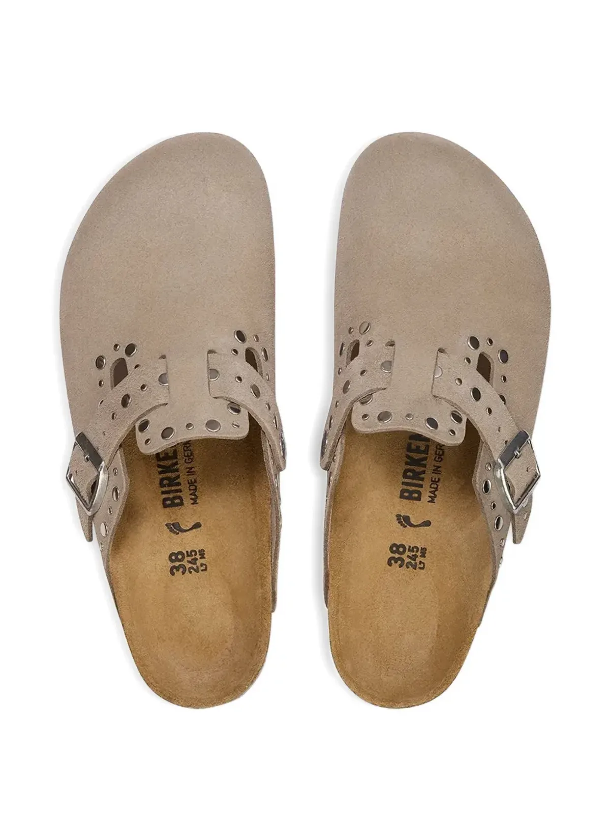 Birkenstock スタッズ付きバックルクロッグ - 画像3