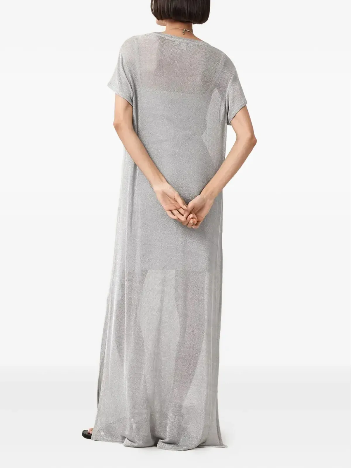 AllSaints サイドスリット入りマキシドレス - 画像3