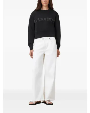 AllSaints エンブリッシュド スウェットシャツ ブラック - サムネイル1