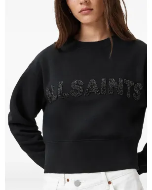 AllSaints エンブリッシュド スウェットシャツ ブラック - サムネイル3