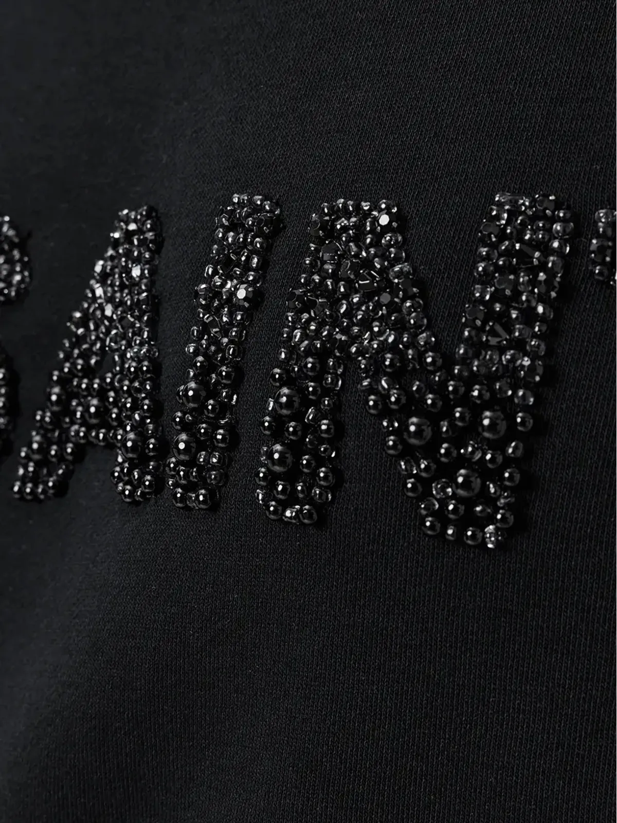 AllSaints エンブリッシュド スウェットシャツ ブラック - 画像4