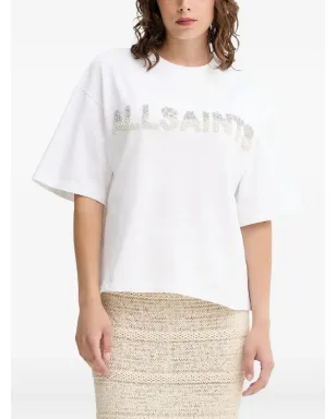 AllSaints Amelie パール装飾Tシャツ - サムネイル1