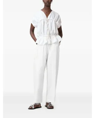 AllSaints Remy タイフロント・フリルトップ - サムネイル2
