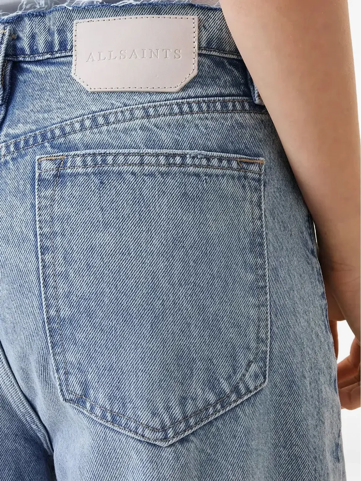 AllSaints フレイドエッジジーンズ - 画像5