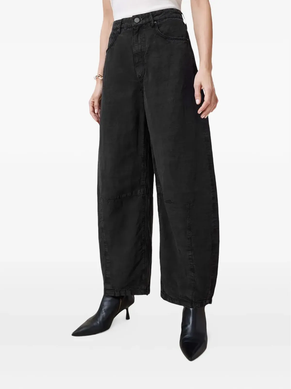 AllSaints パネルド・ワイドレッグジーンズ - 画像1