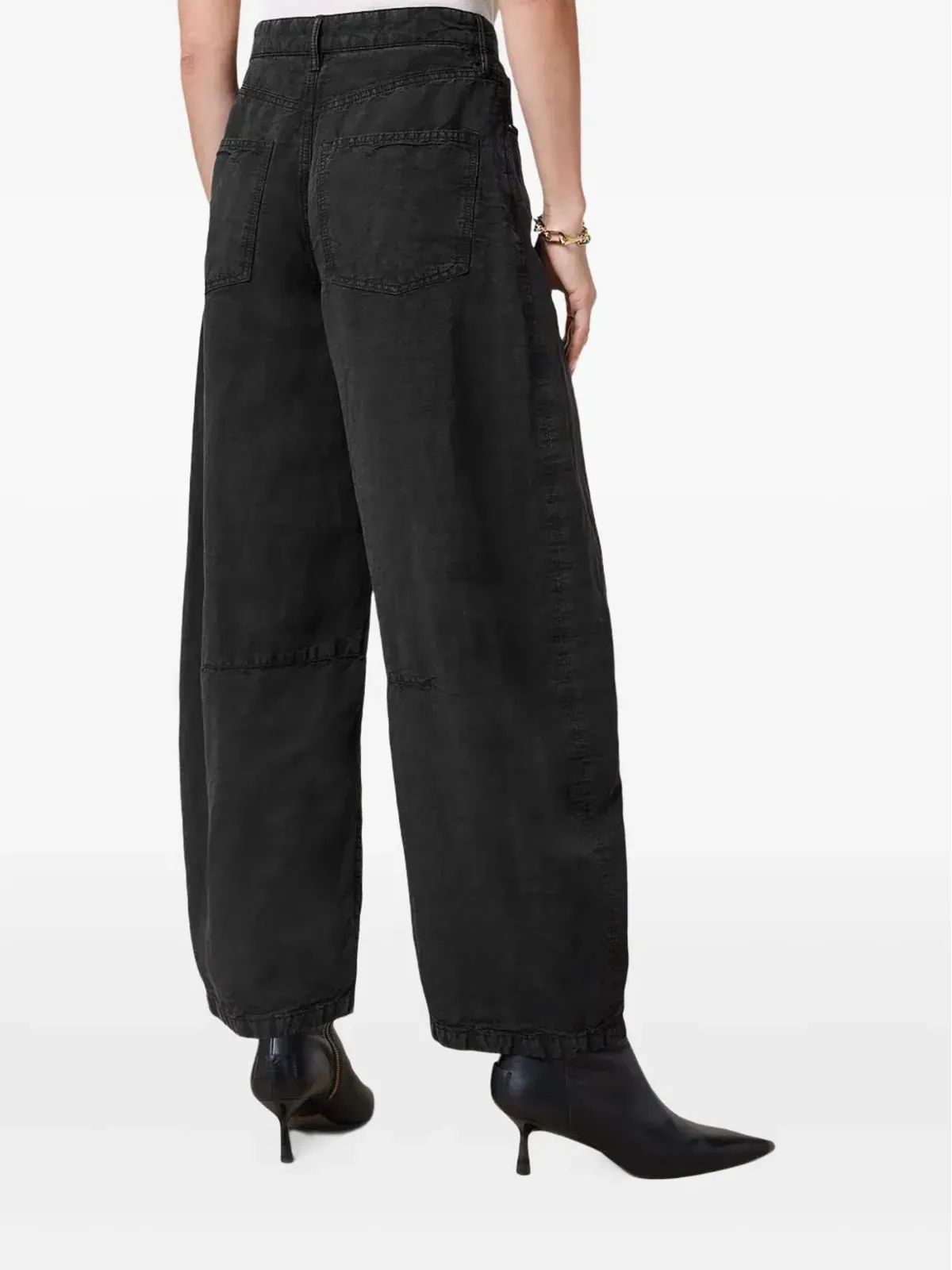 AllSaints パネルド・ワイドレッグジーンズ - 画像3
