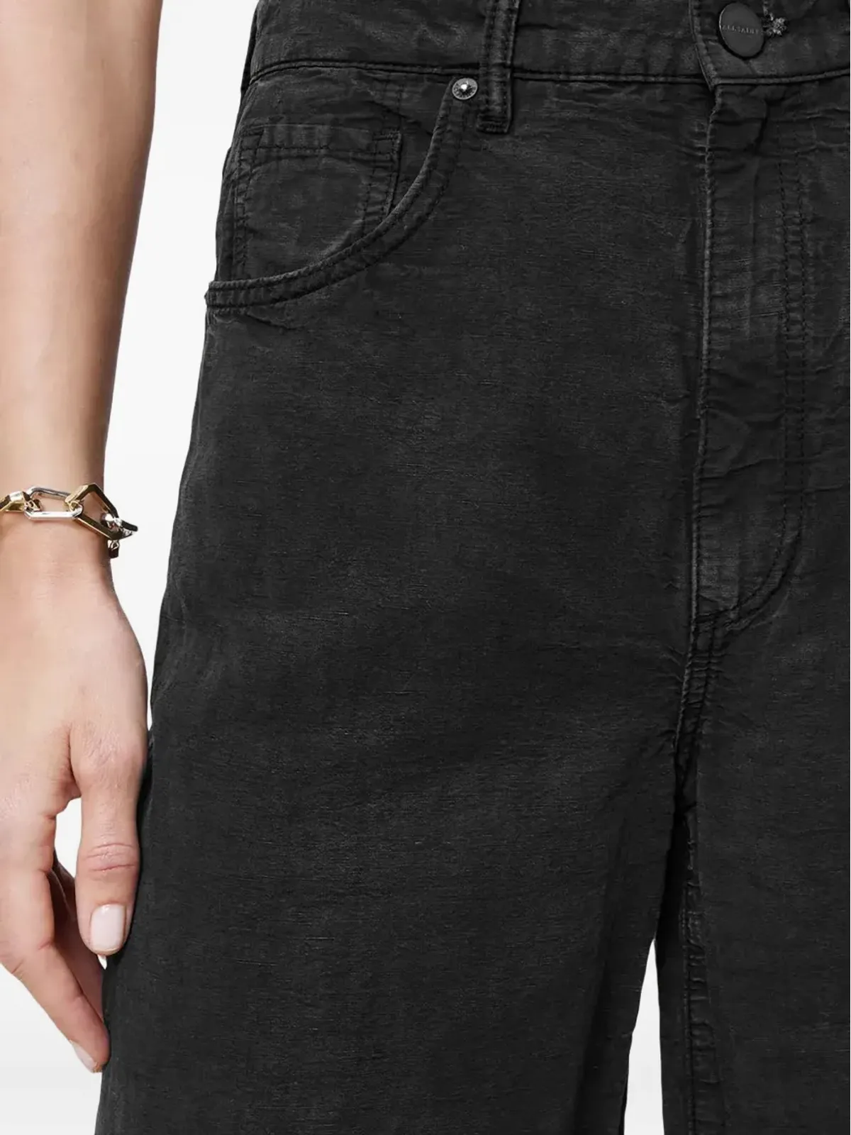 AllSaints パネルド・ワイドレッグジーンズ - 画像4