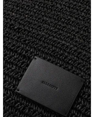 AllSaints アシャ レザー・ストラップ クロシェ編み トートバッグ - サムネイル5