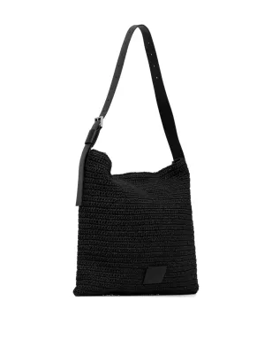 AllSaints アシャ レザー・ストラップ クロシェ編み トートバッグ - サムネイル2