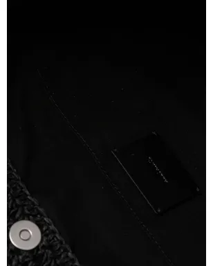 AllSaints アシャ レザー・ストラップ クロシェ編み トートバッグ - サムネイル4