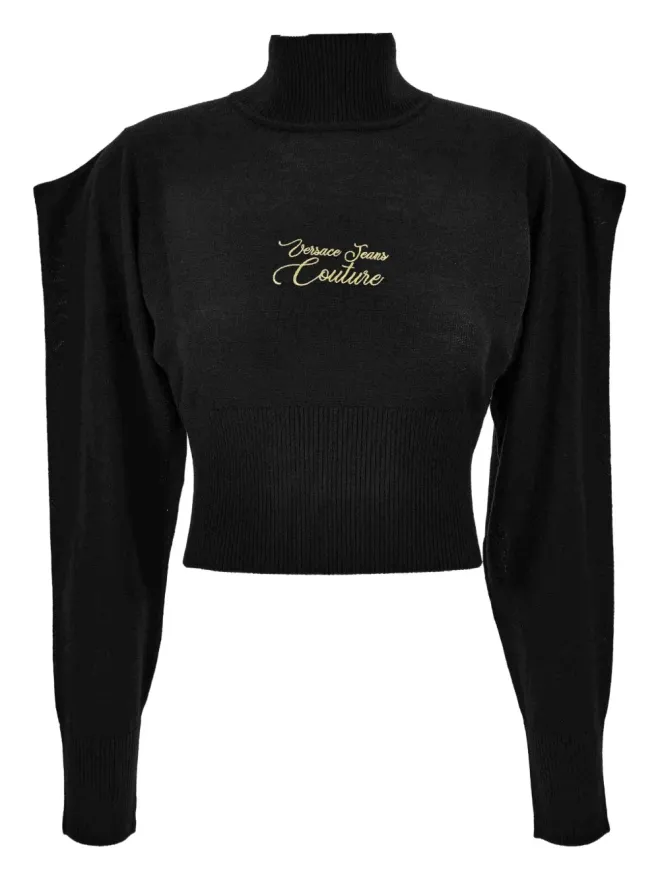 Versace Jeans Couture Versace Jeans Couture ハイネック パフスリーブ セーターの商品画像