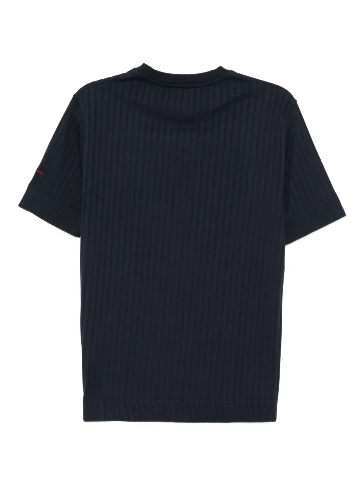 Paul Smith リブ編みコットンTシャツ - Blue - 画像2