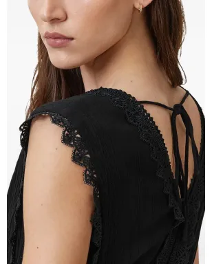 AllSaints Xanthe レーストリム マキシドレス - サムネイル5