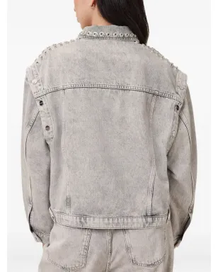 AllSaints アイレット装飾デニムジャケット - サムネイル2