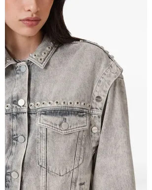 AllSaints アイレット装飾デニムジャケット - サムネイル3