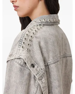 AllSaints アイレット装飾デニムジャケット - サムネイル4
