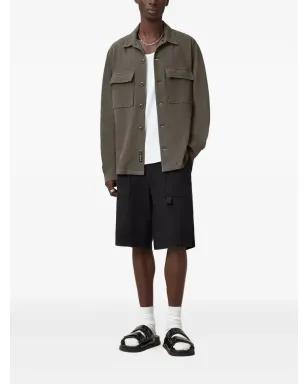 AllSaints Talbot ボタン留めカーゴショーツ ブラック - サムネイル2