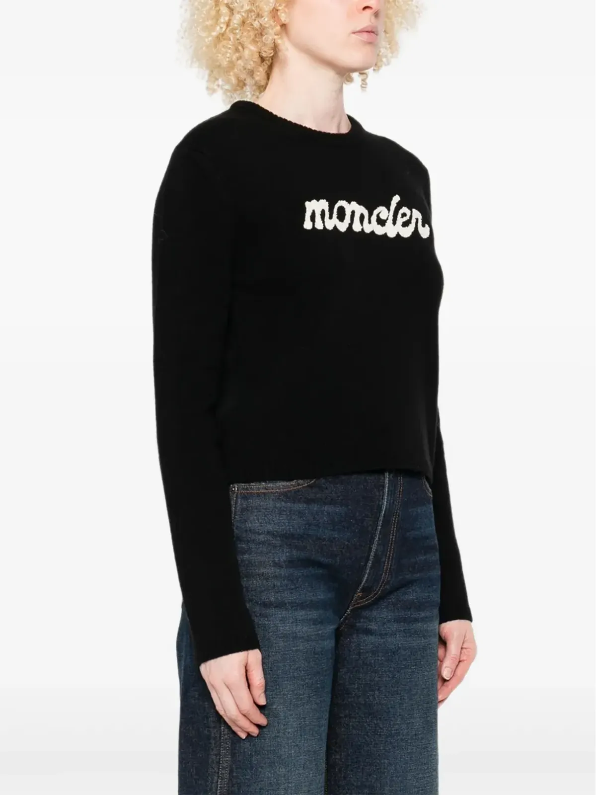Moncler ロゴ刺繍ウールジャンパー - 画像3