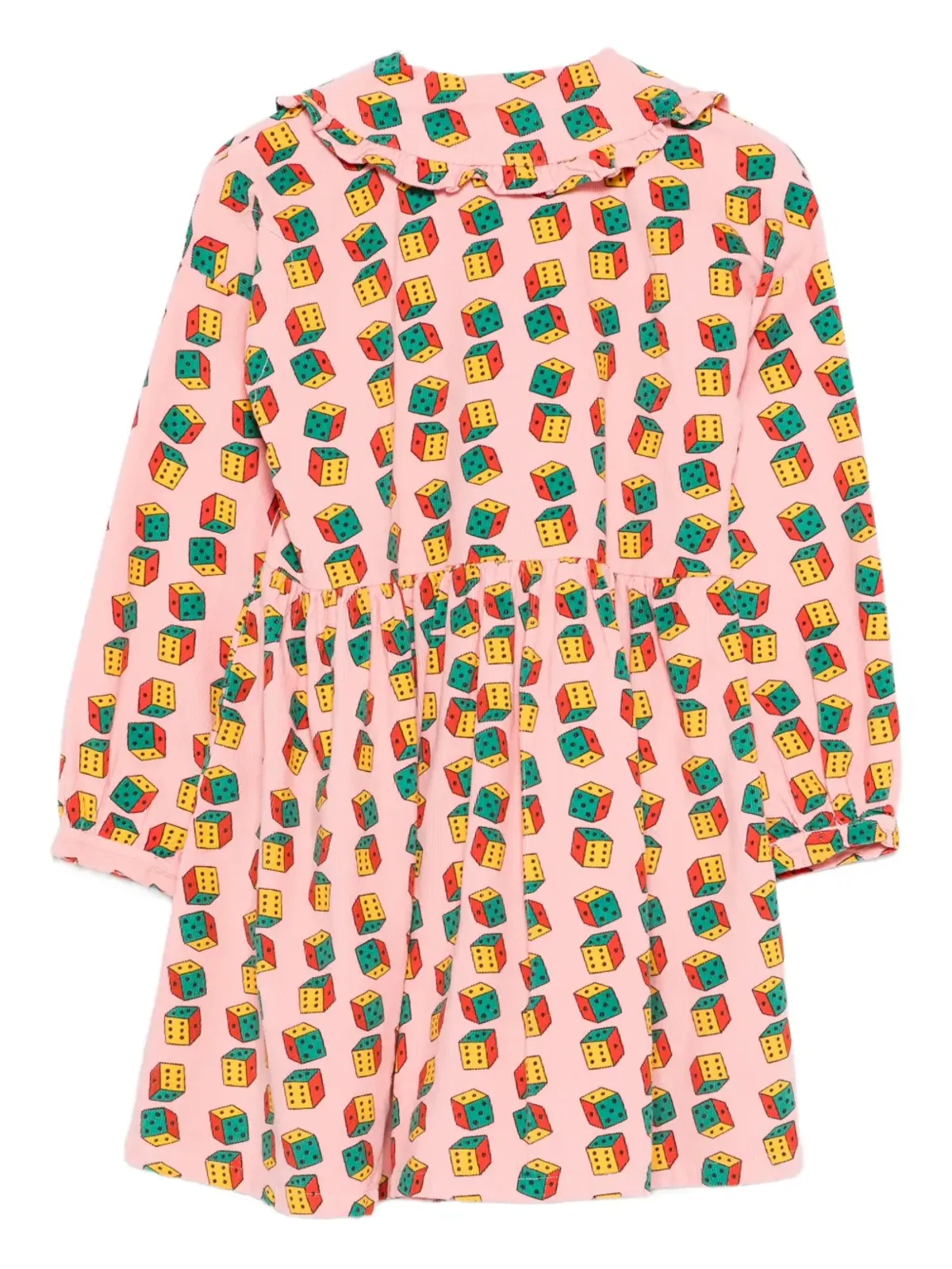 Bobo Choses dice-print dress - Pink - 画像2