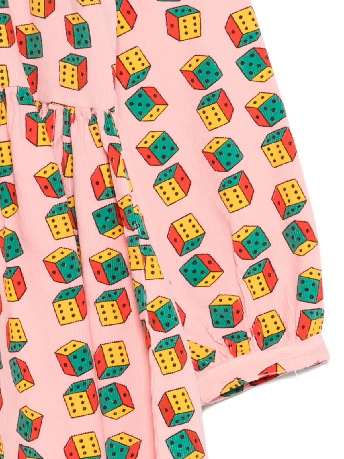 Bobo Choses dice-print dress - Pink - 画像3