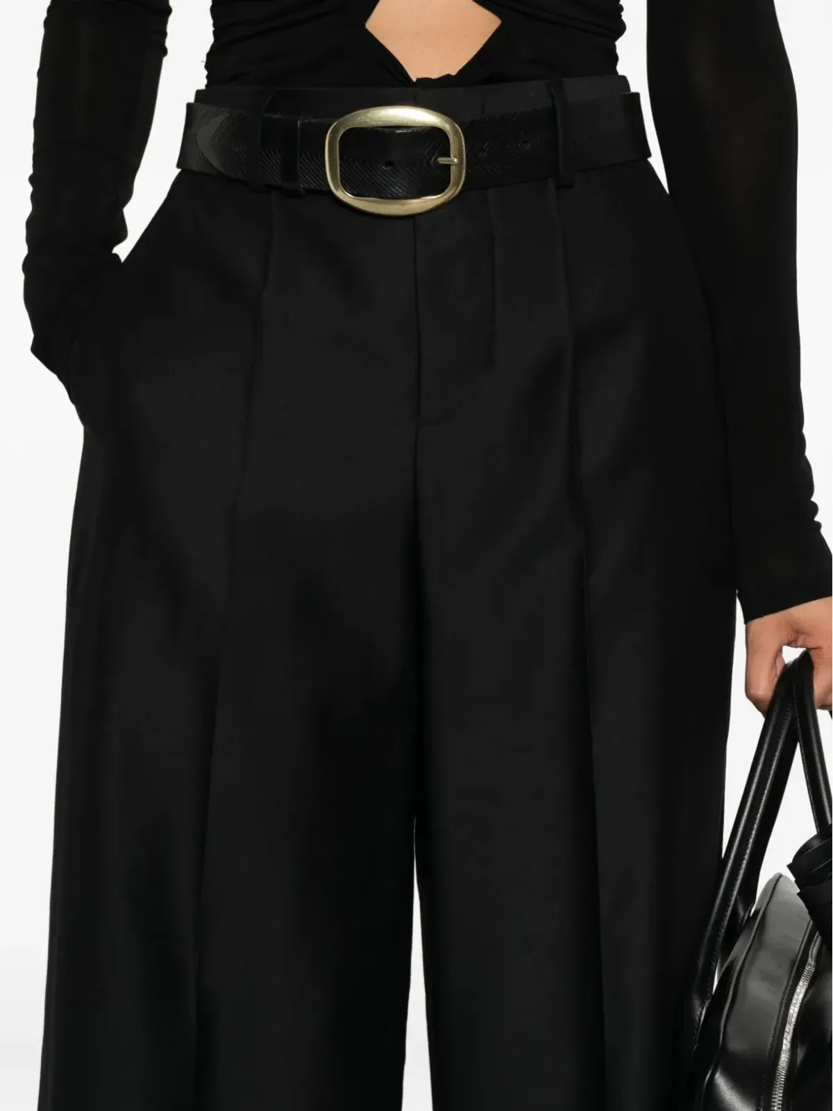 Alberta Ferretti プリーツディテールパンツ - 画像5