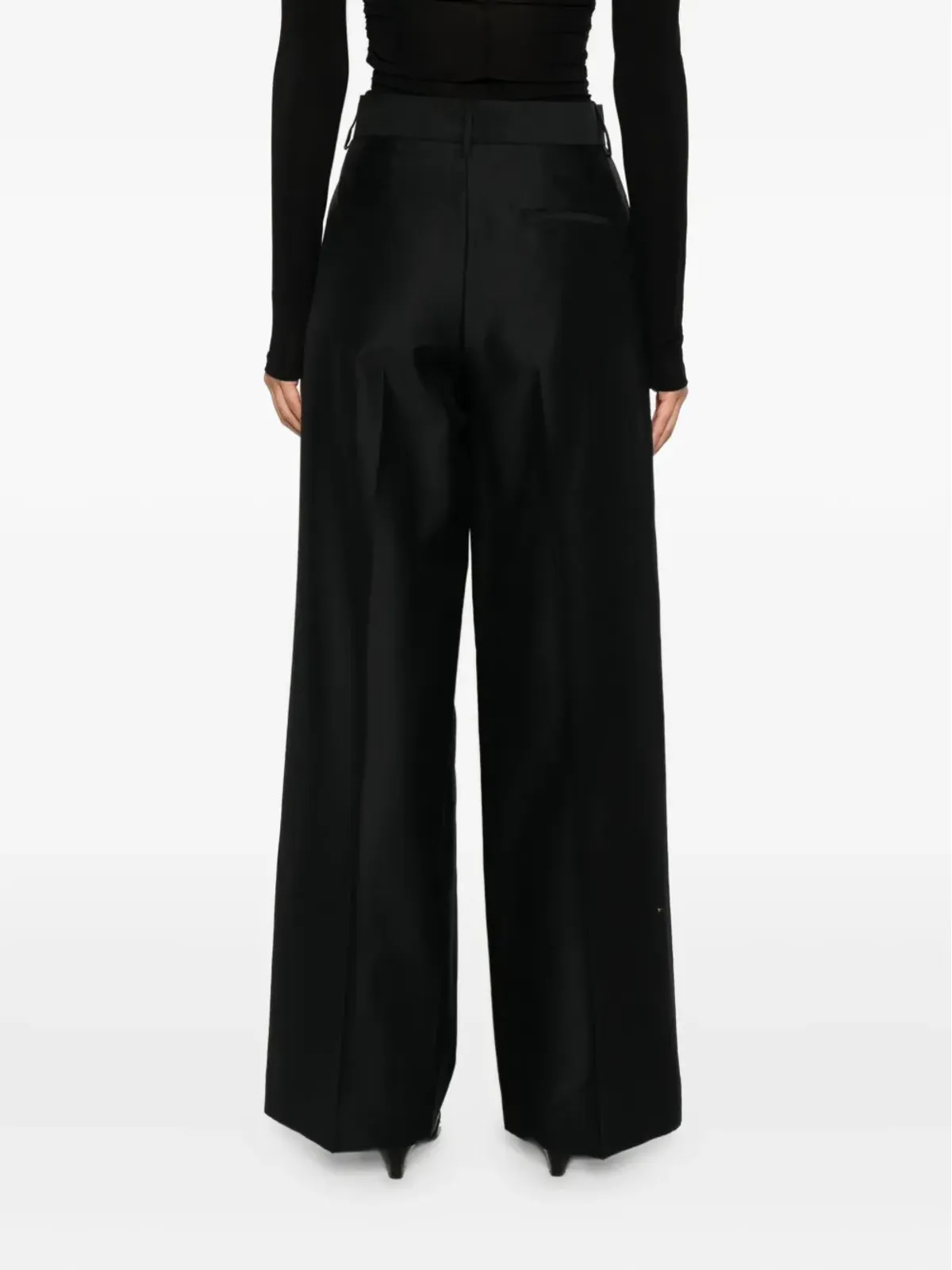 Alberta Ferretti プリーツディテールパンツ - 画像4