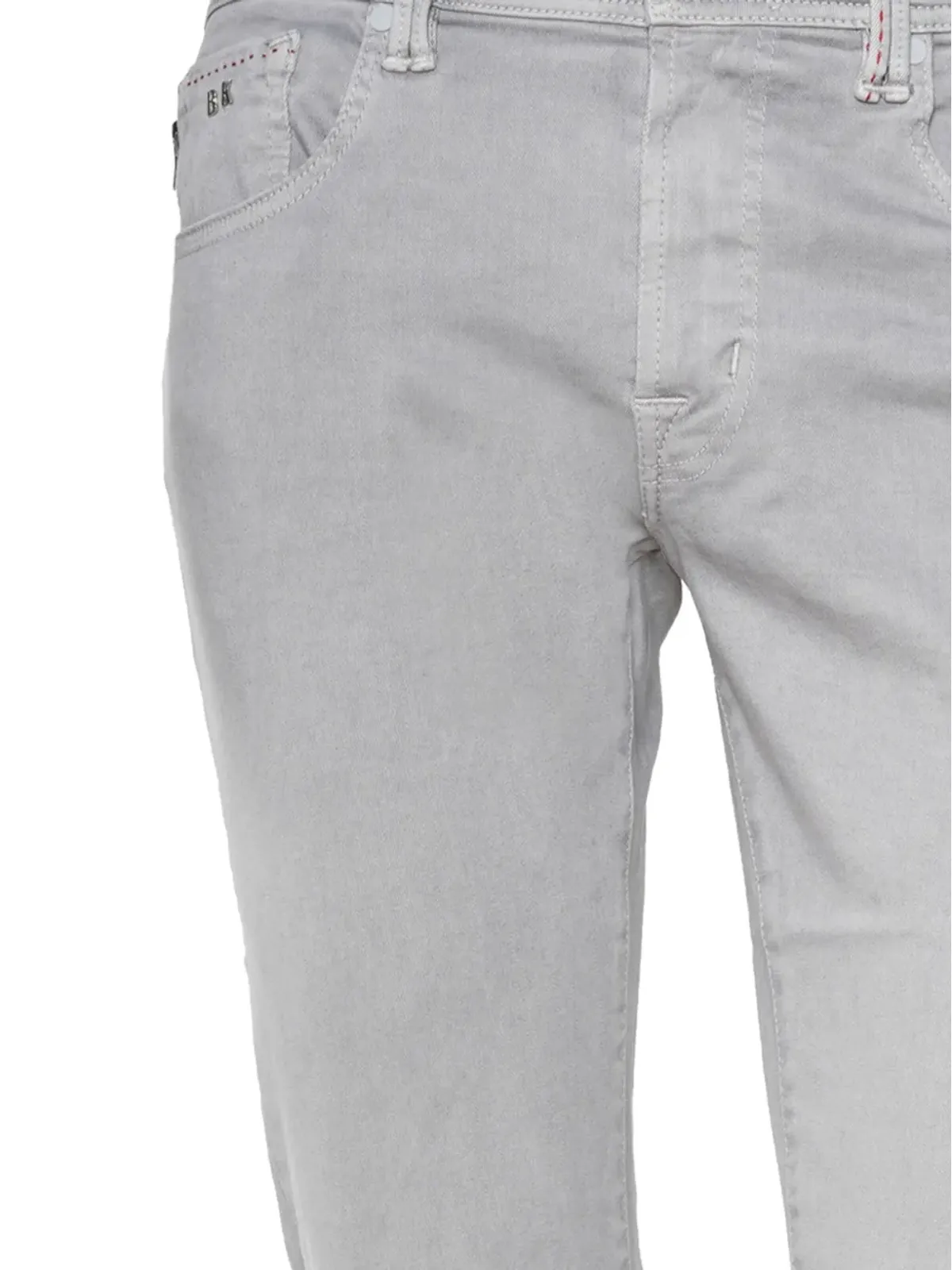Sartoria Tramarossa ジップフライ コットンパンツ - グレー - 画像2