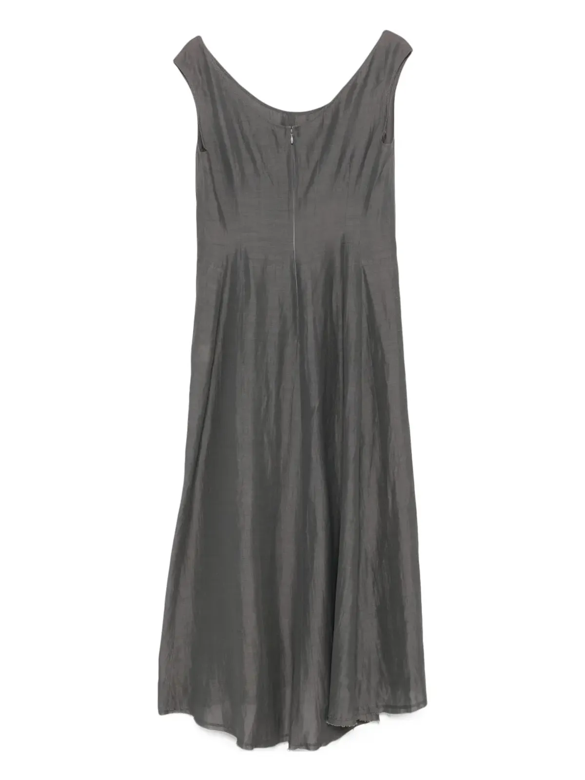 Yohji Yamamoto Pre-Owned 2010s sleeveless A-line dress - Grey - 画像2