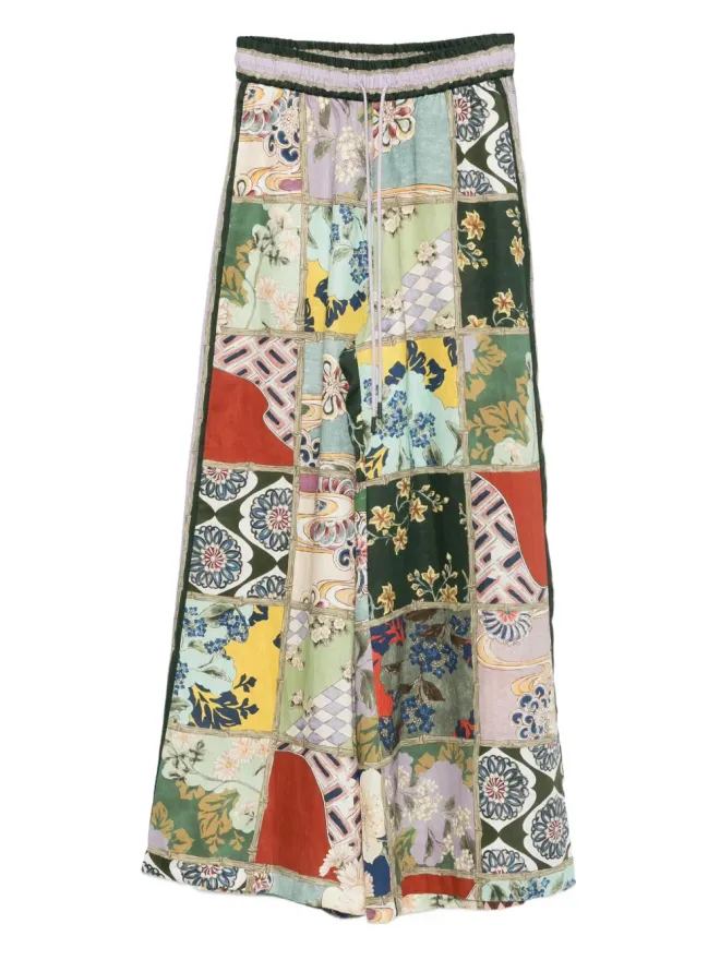 Alemais ALEMAIS ビアンカ パッチワークパンツの商品画像