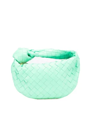 Bottega Veneta ビンテージ ミニ ナパ イントレッチァート ジョディ ホーボーバッグ グリーン - サムネイル1