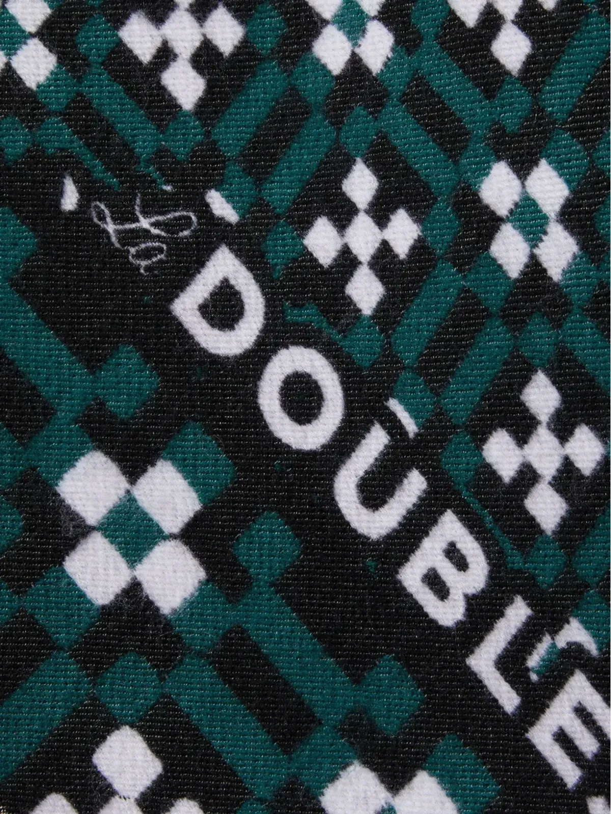 La DoubleJ 幾何学模様のケープ - 画像4