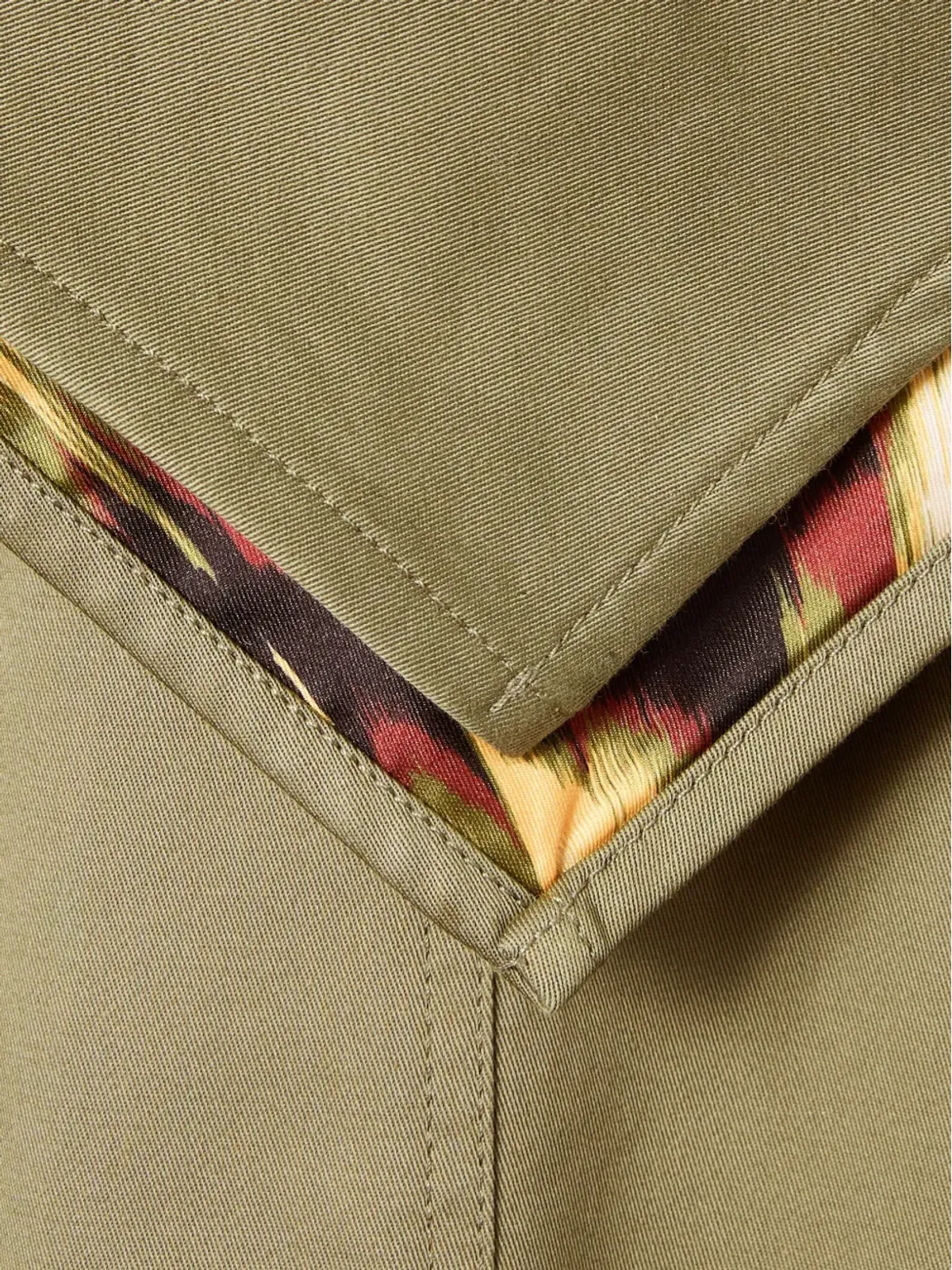 La DoubleJ collar-detail coat - Green - 画像5