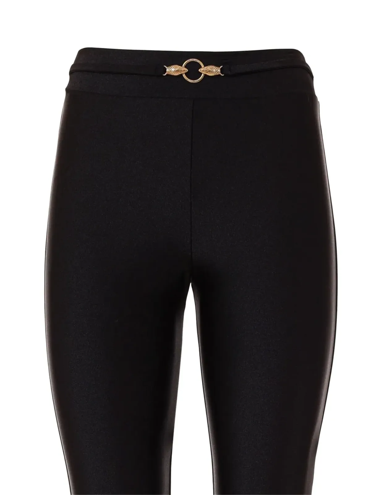 Just Cavalli リングディテールパンツ ブラック - 画像3