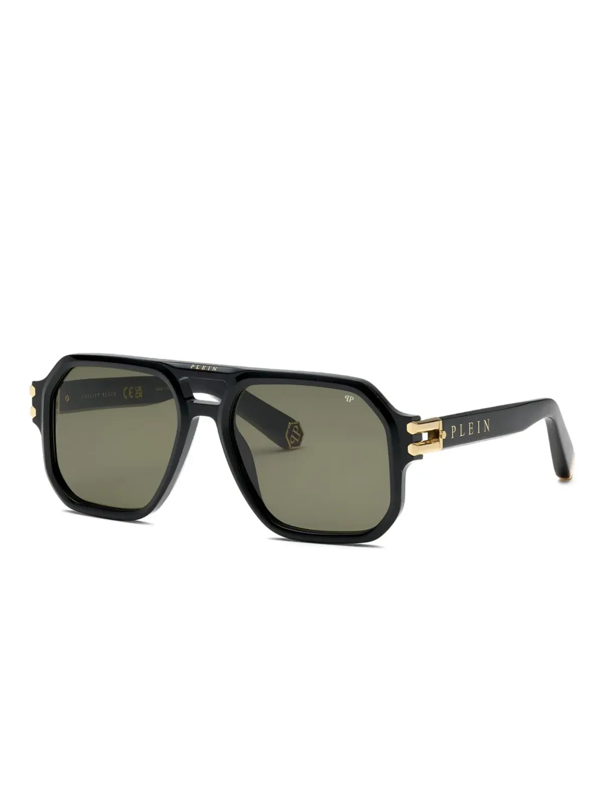 Philipp Plein Eyewear サングラス スクエアフレーム ダブルブリッジ - 画像2