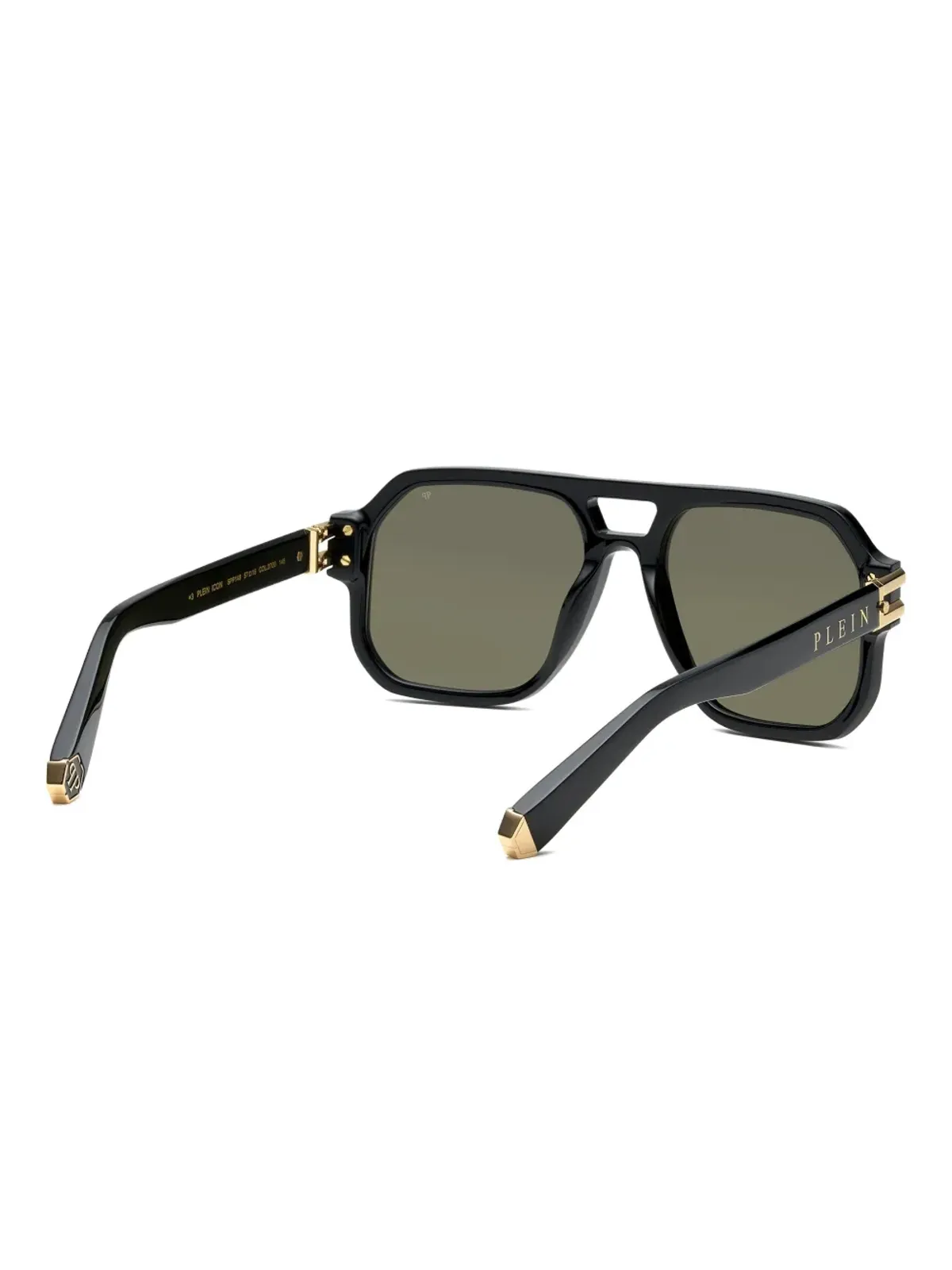 Philipp Plein Eyewear サングラス スクエアフレーム ダブルブリッジ - 画像4