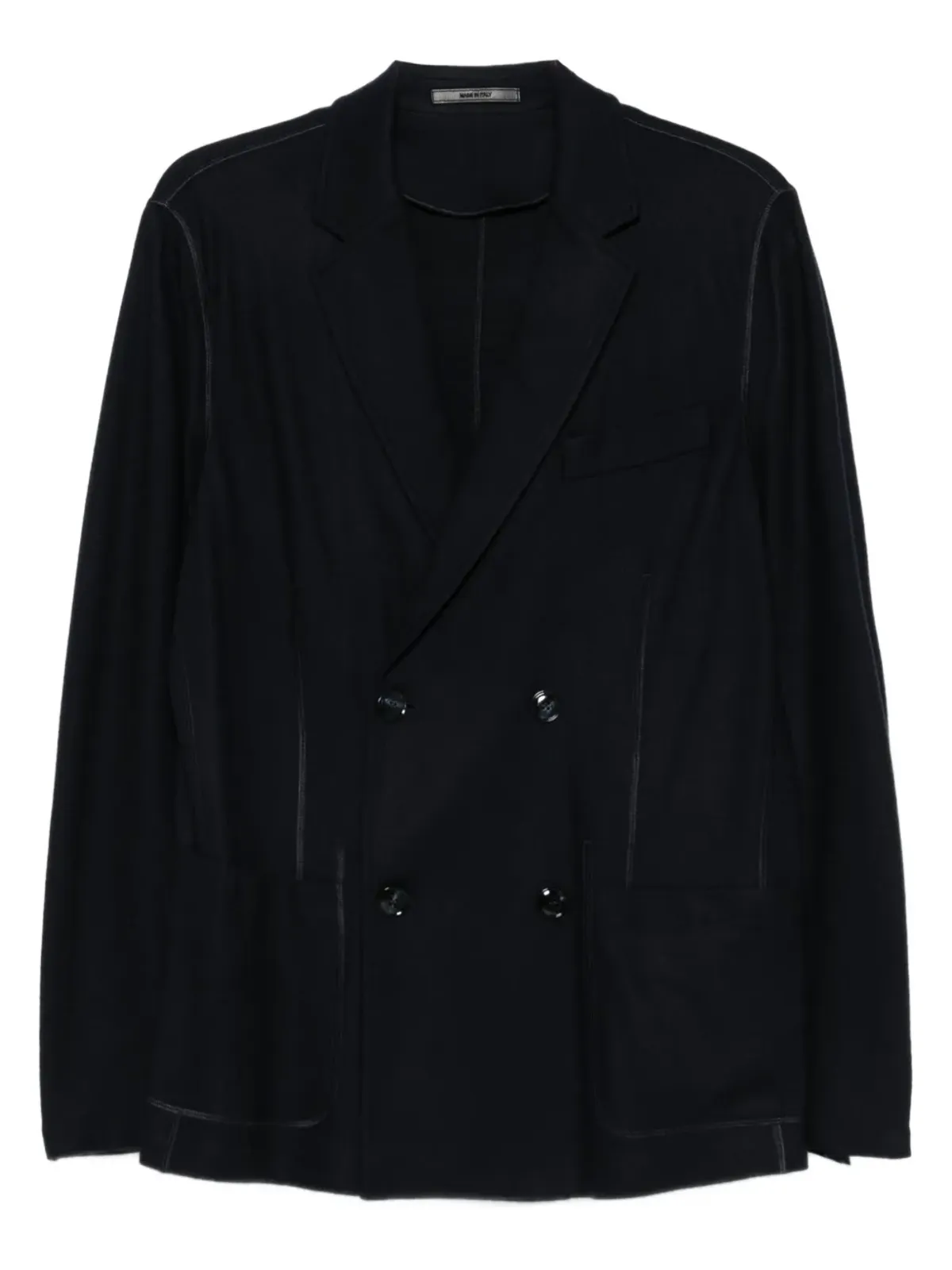 Giorgio Armani ダブルブレスト カシミヤ ブレザー - ブルー - 画像1