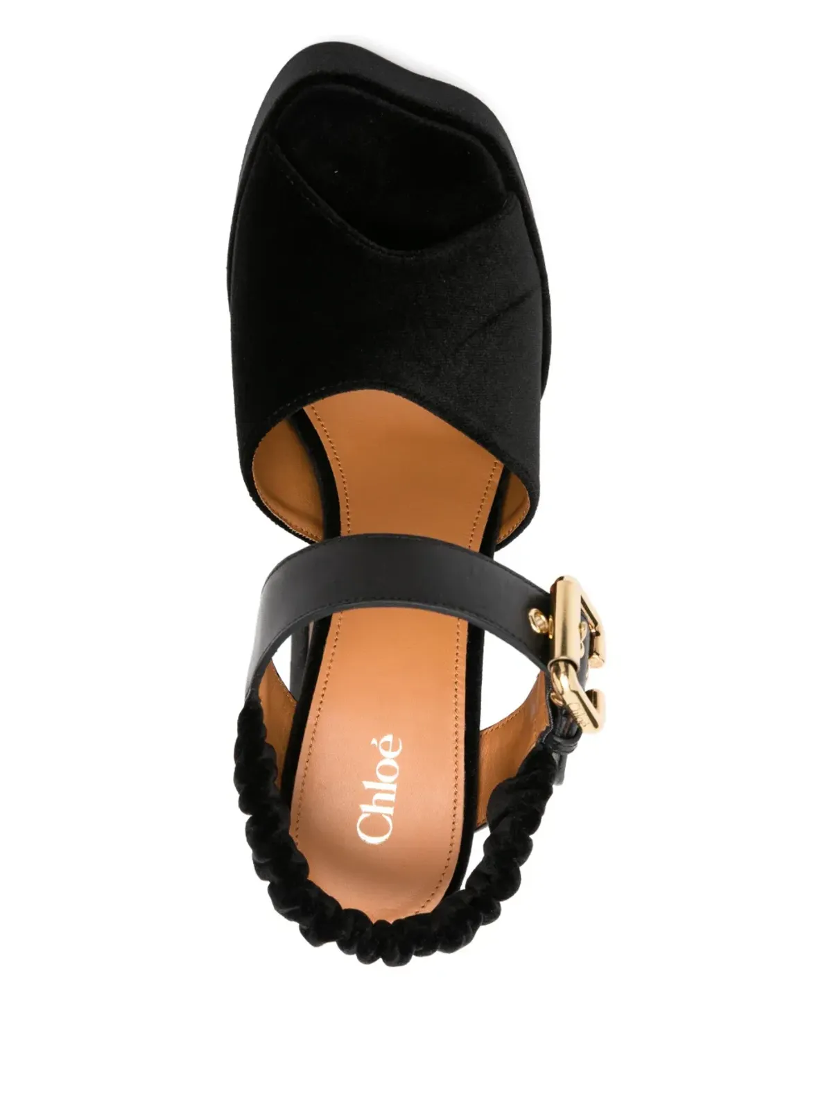 Chloé アリア バックル付きプラットフォームサンダル - 画像4