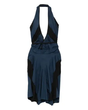 Vivienne Westwood Pre-Owned ホルターネック・シルクドレス ブルー - サムネイル1