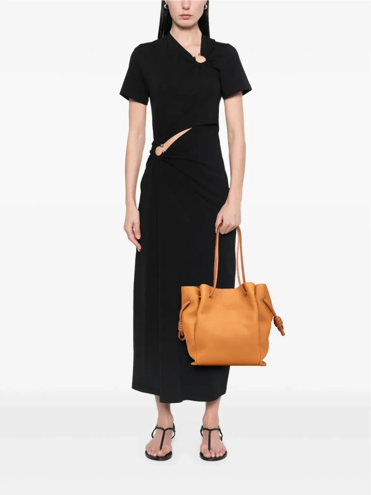 Loewe ビンテージ フラメンコノット トートバッグ - ブラウン - 画像2
