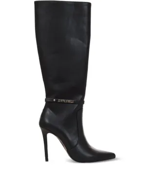 Just Cavalli アリシャ スティレット ニーハイブーツ ブラック - サムネイル1