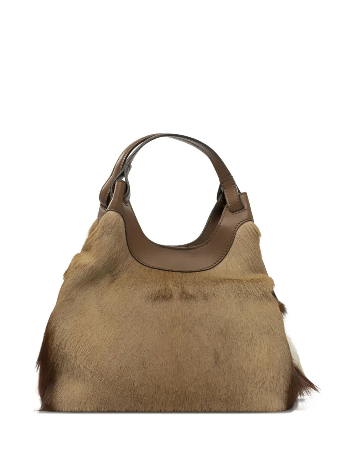 GIANNI CHIARINI Dua ヘアオンハイド レザー ショルダーバッグ - 画像2