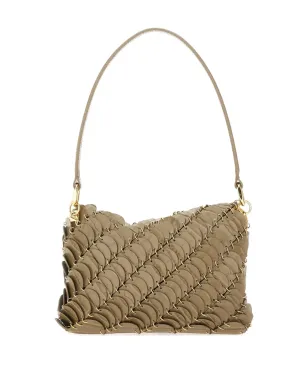 Rabanne Paco leather shoulder bag - Brown - サムネイル2